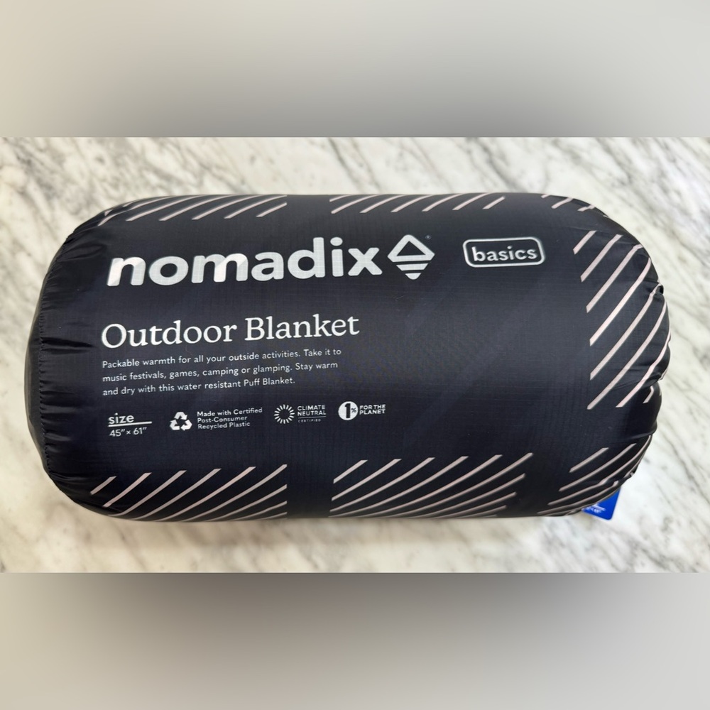 Nomadic Outdoor Blanket, Black Rain